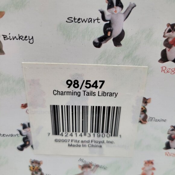 Charming Tails Library Character Figurines Collection Set Of 3 Books 98/547 - Picture 10 of 10